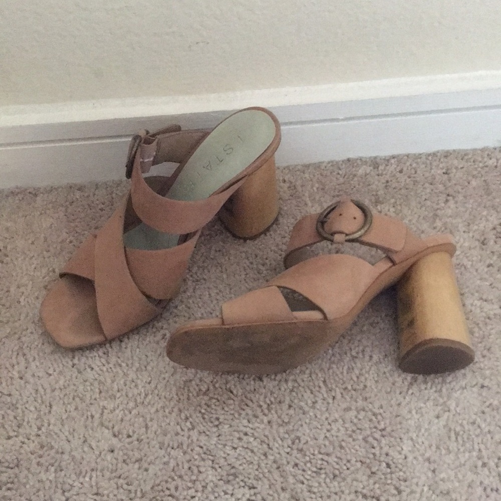 1. state nude sandals with heel